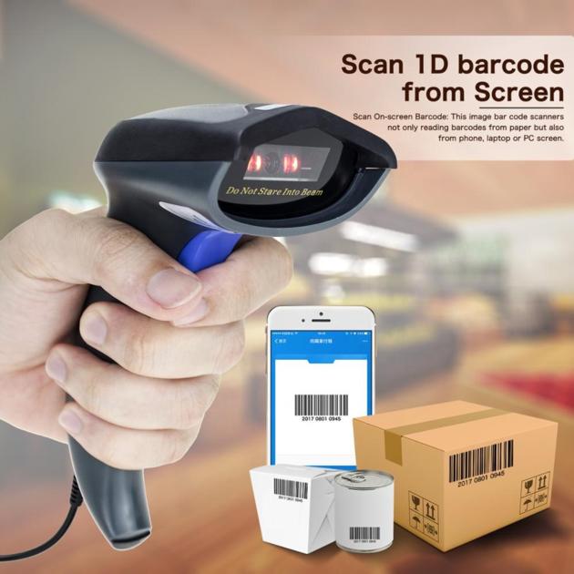 Bluetooth Portable 1D 2D Qr Code