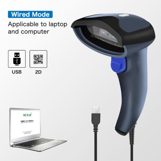 Bluetooth Portable 1D 2D Qr Code