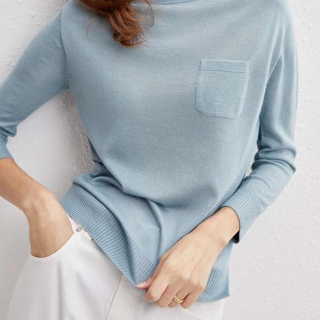 Cashmere Sweater Solid Color Sweaters