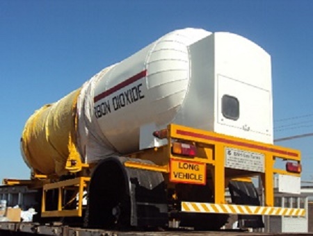 Liquid Co2 Transport Truck Tank