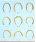 Racing horseshoe