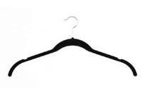 shirt hanger with indent for straps 