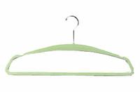 Ladder shaped suit hanger with indent 