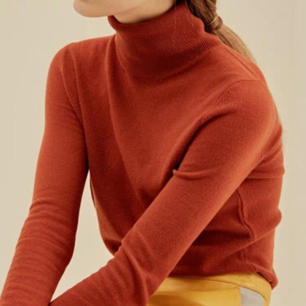 Cashmere Turtleneck Unique For Women