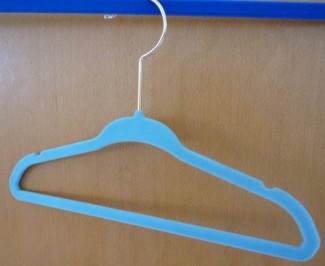 flocked children hanger