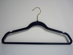flocked shirt hanger