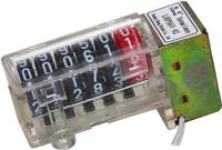 mechanical counter, DIN rail meter counter, pulse counter, meter register LHPS6V-02