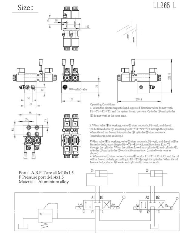 LL265 Hydraulic Block Power Pack