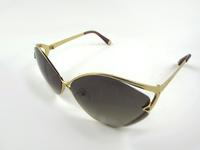 Louis Vuitton M0171 Z0410U Sunglasses in Gold