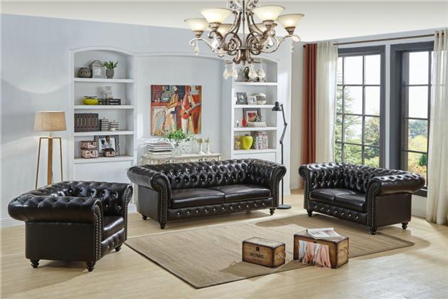 chesterfield leather sofa