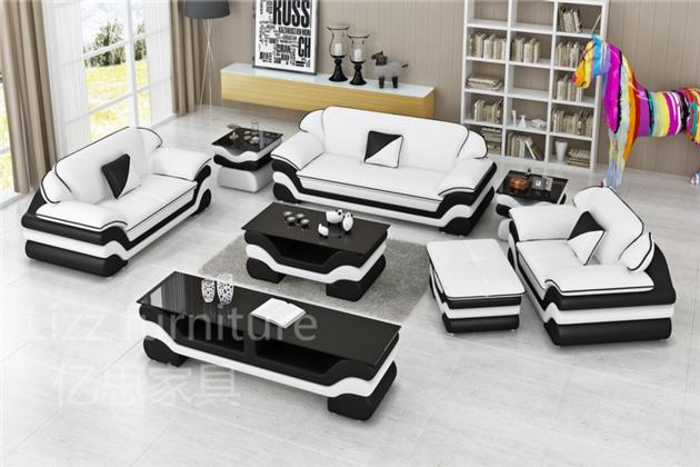 China modern Italy Leather Sofa Divan Furniture