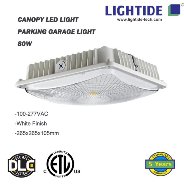Lightide LED Canopy & Gas Satation Light , 35W/60W/80W