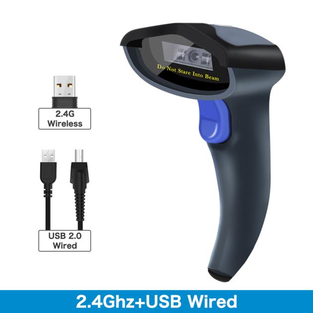 NETUM W6 Wireless CCD Barcode Scanner with Stand 
