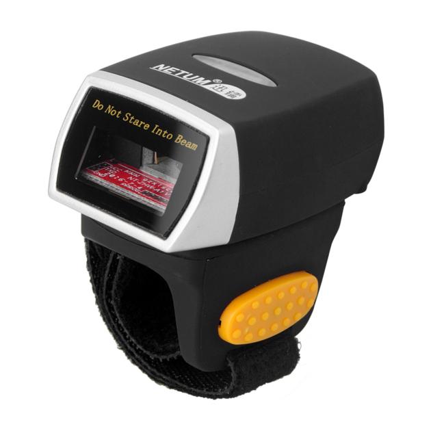 wearable 2d QR code reader mini bluetooth ring wireless barcode scanner for android, ios, windows NT