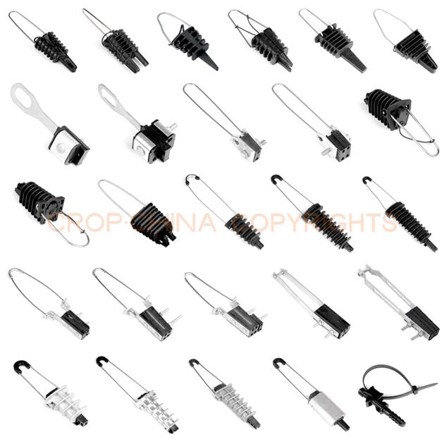 ABC cable accessories AN-PA25 plastic anchor clamp for adss cables