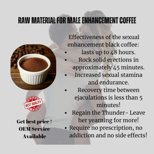 Enhance Your Offering with Our Male Enhancement Black Coffee Raw Material