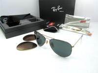 Ray Ban sunglasses RB3460 001-71 In Gold with Dark Lens