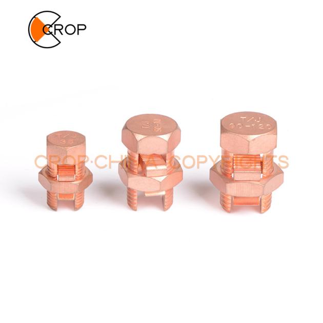 T J Brass Copper Split Bolt