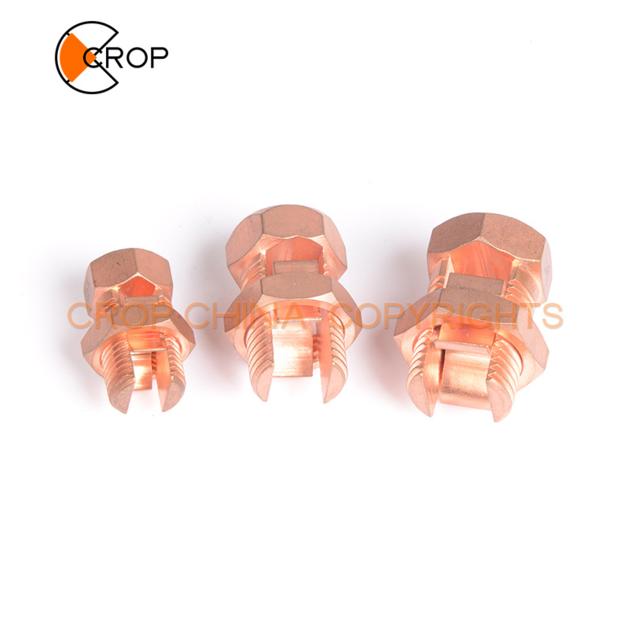 T J Brass Copper Split Bolt