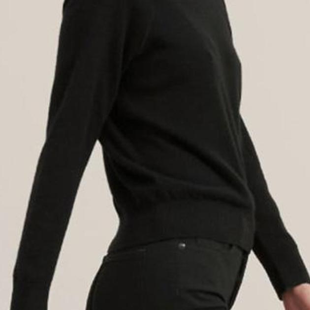 The Cashmere Shrunken Sweatshirt 