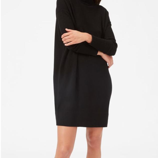 The Cashmere Turtleneck Dress