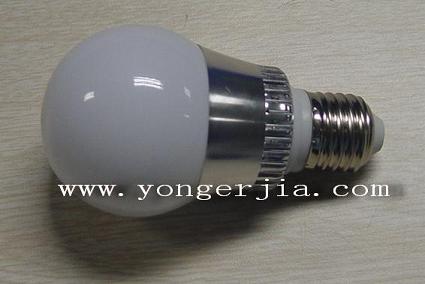 white crust E27 LED bulb