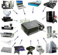Portable LED LCD HD Projector SOHA Native 1280*800 720p