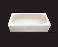 Steel plate bathtub