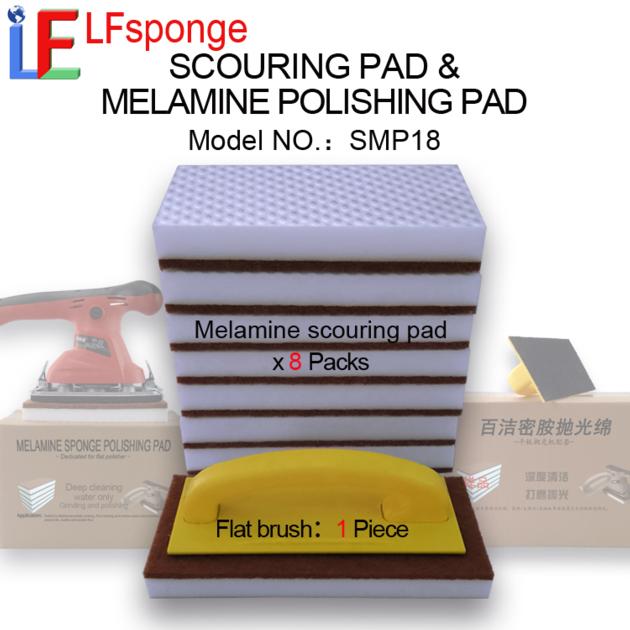 Yacht polishing boat clean melamine scouring polishing pad