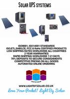 Solar UPS Kit with Sine Wave Inverter, panel and battery