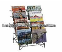 10 Overlap Pocket Wire Magazine Rack