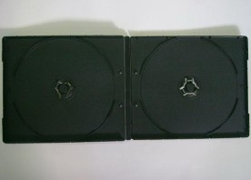 10mm mini double black DVD Case