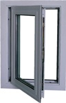 out-open or up-hung window