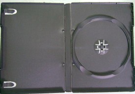 14mm single black DVD Case