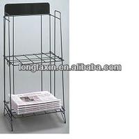 2 Shelf Black Broadsheet