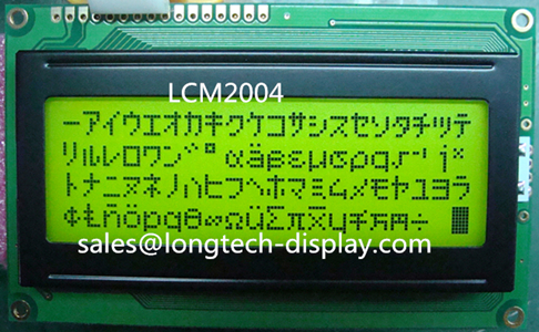 alphanumeric LCD module 20*4
