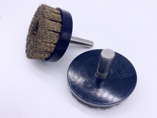 Brass Wire Disc Brush