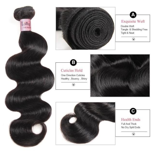 Lolly 9A Unprocessed Virgin Human Hair
