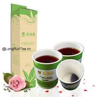 The CTC black tea is made from fresh large-leaf tea in Yunnan Province. The raw  material  which  ha
