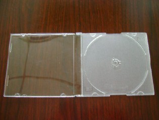 5.2mm single CD jewel Case with frosty clear tray