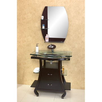 Glass Sink Vanity