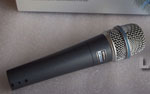 SHURE wire microphone BETA57A