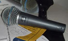 SHURE wire microphone BETA58A