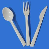 High quality Plastic Kitchen ware forks, spoons, knives and teaspoons
