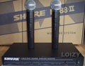 SHURE wireless microphone LX88II