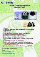 DC12V Line lock CCTV camera