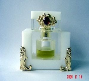 crystal perfume bottle