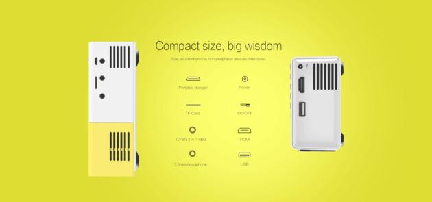 2017 Portable HDMI USB 1080P HD Mini Digital LED 3D Home Projector