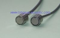 Ultrasonic sensor for gas flow meter