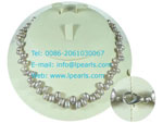 This natural purple freshwater pearl necklace is the comprehensive indication of your good taste. Th